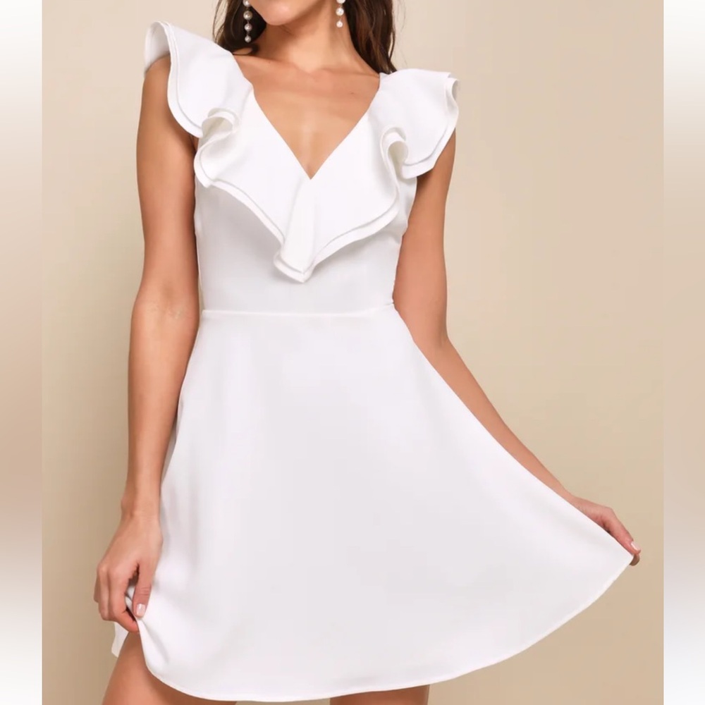 Lulus white dress